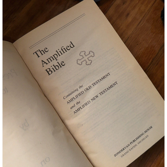Amplified Bible Zondervan Good Book Paperback - Picture 8 of 8
